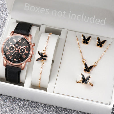 Elegant Watch & Jewelry Gift Set