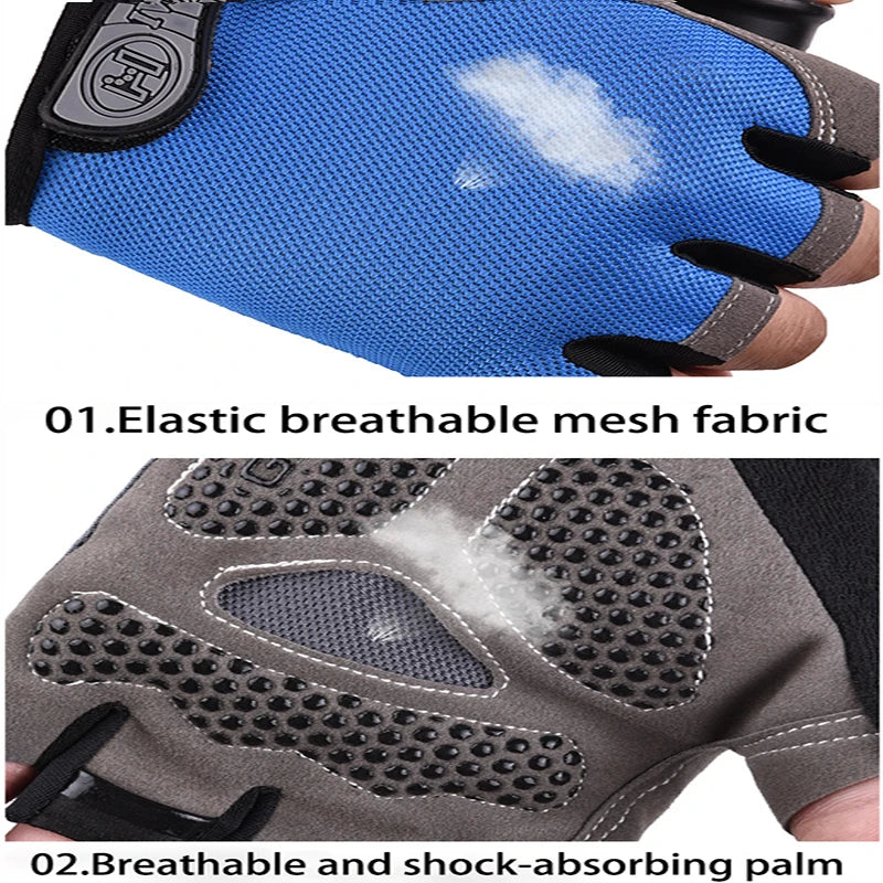Gym Gloves Fitness Training Fingerless
